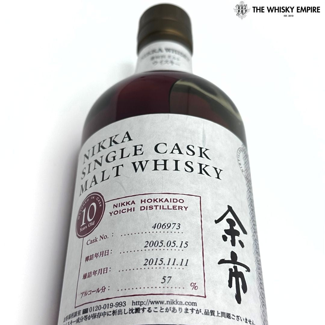 Nikka Yoichi Single Cask 406973 10yo Cask Strength Single Malt Whisky, Japan