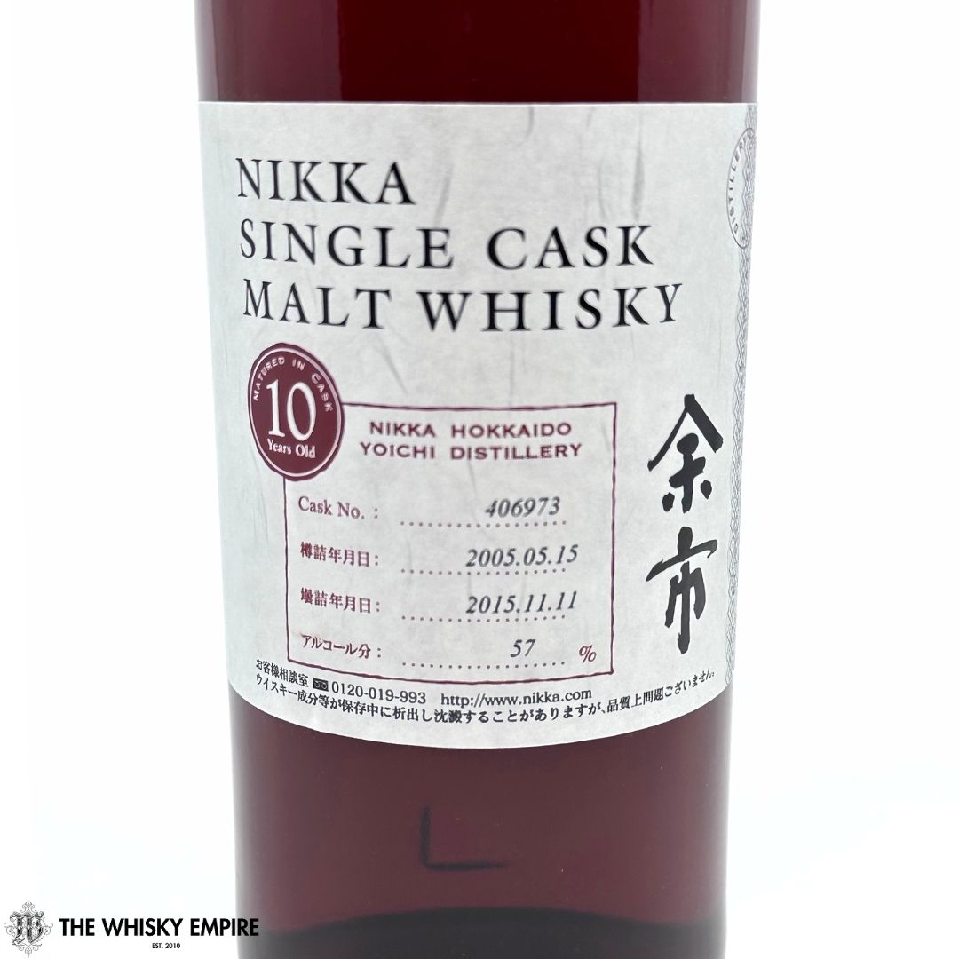 Nikka Yoichi Single Cask 406973 10yo Cask Strength Single Malt Whisky, Japan