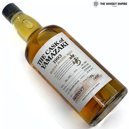 The Cask of Yamazaki Heavily Peated White Oak Cask 3Q70047 1993 15yo Cask Strength Single Malt Whisky, Japan