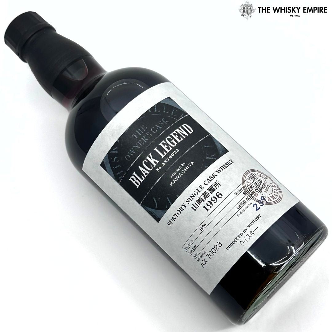 Yamazaki Owner’s Cask Black Legend Sherry Cask AX70023 1996 16yo Cask Strength Single Malt Whisky, Japan